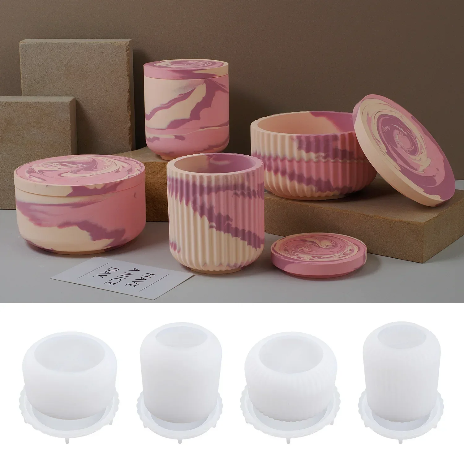 Многофункциональная Силиконовая Форма Для Изготовления Свечей Геометрический