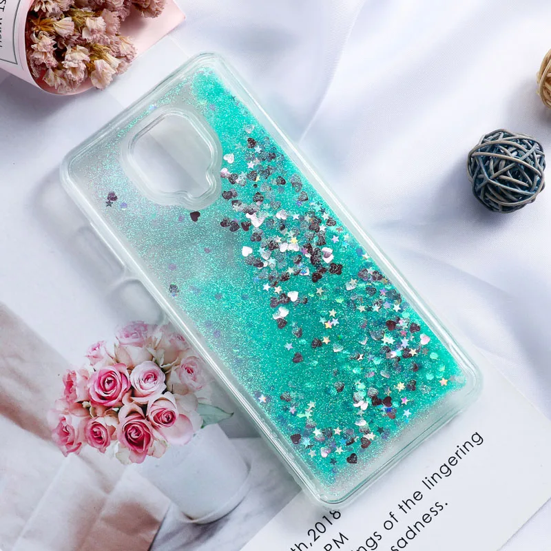 Чехол с жидкими блестками для Xiaomi Poco X3 Pro чехол Redmi Note 10 10s 9 8 8T 9S 9C NFC 9A 8A Mi 10T F2 M3 A3 -