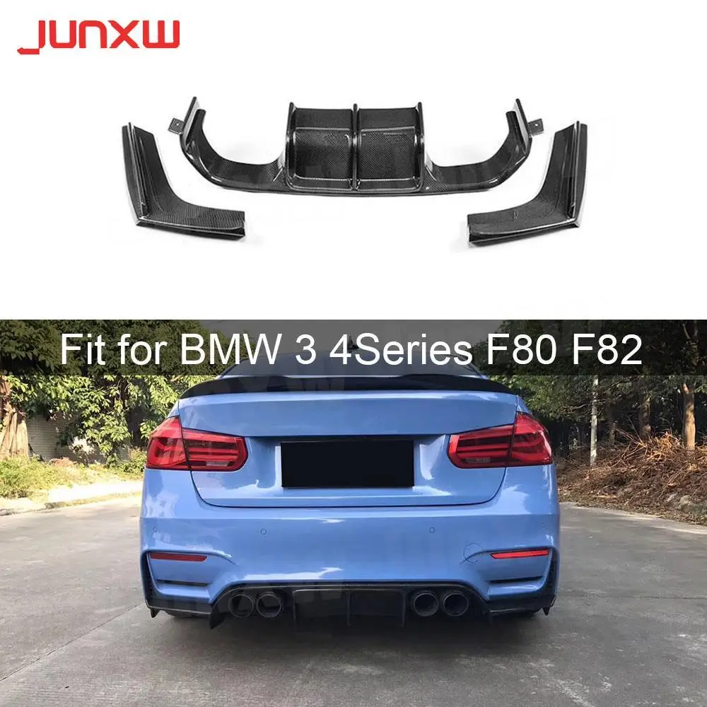 

3 шт./комплект, автомобильные бамперы для BMW 3 4 Серии F80 M3 F82 F83 M4 2014-2017 в