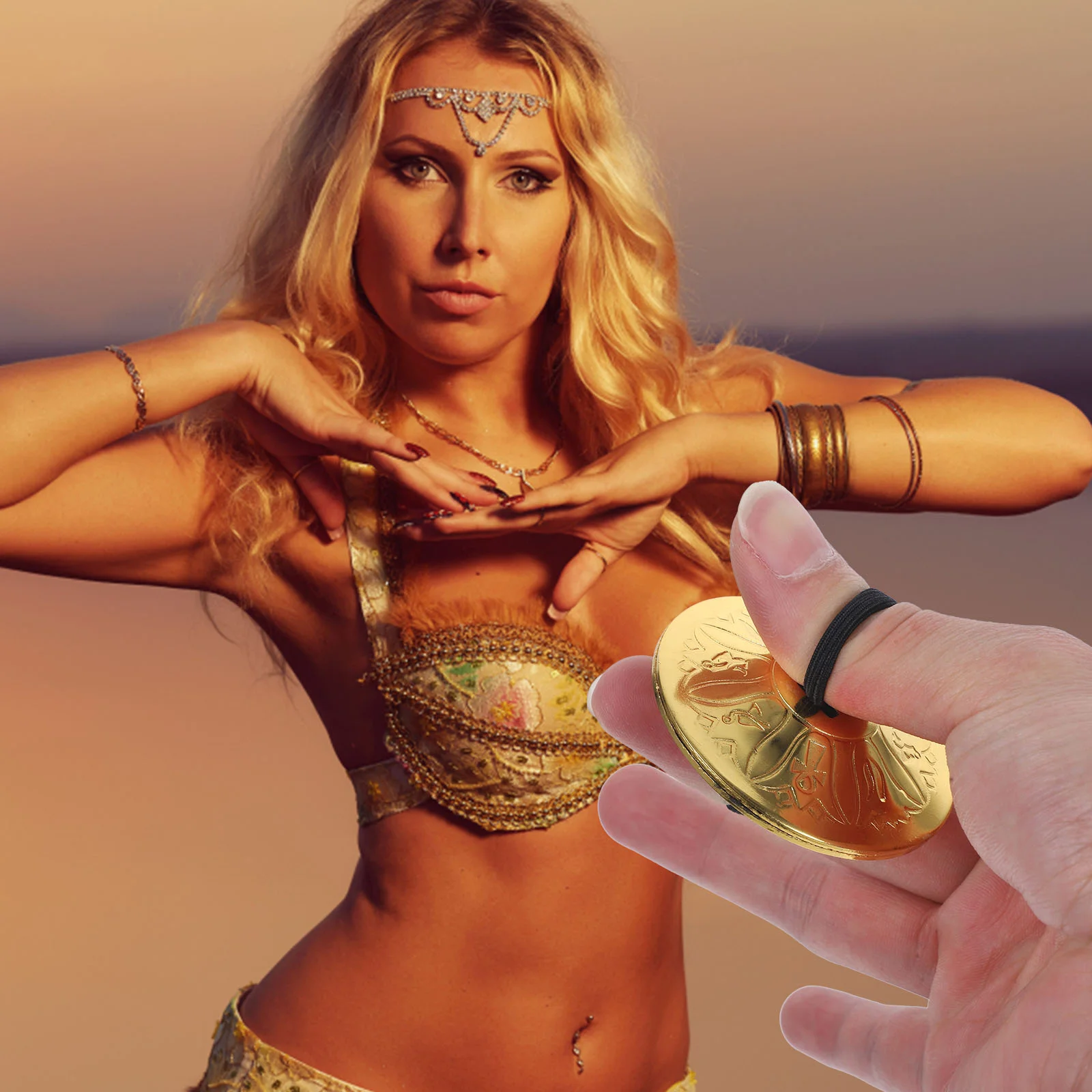 2 пары тарелок для танца живота мини-платье тарелки детей детский ударный