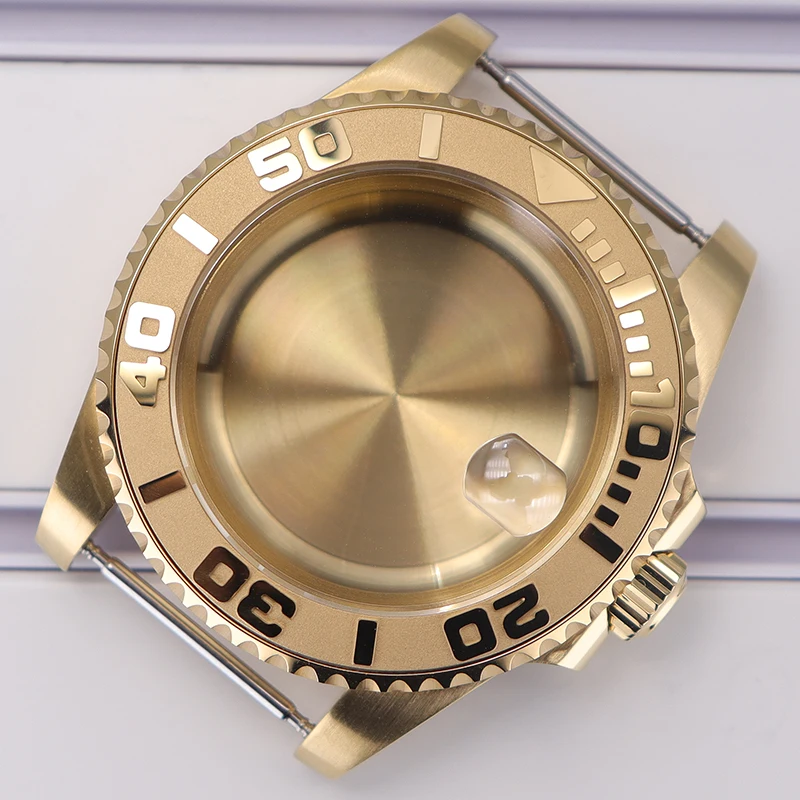 Роскошные мужские золотые часы 40 мм модели leiko NH34 NH35 NH36 NH38 Miyota 8215 ETA 2824 с