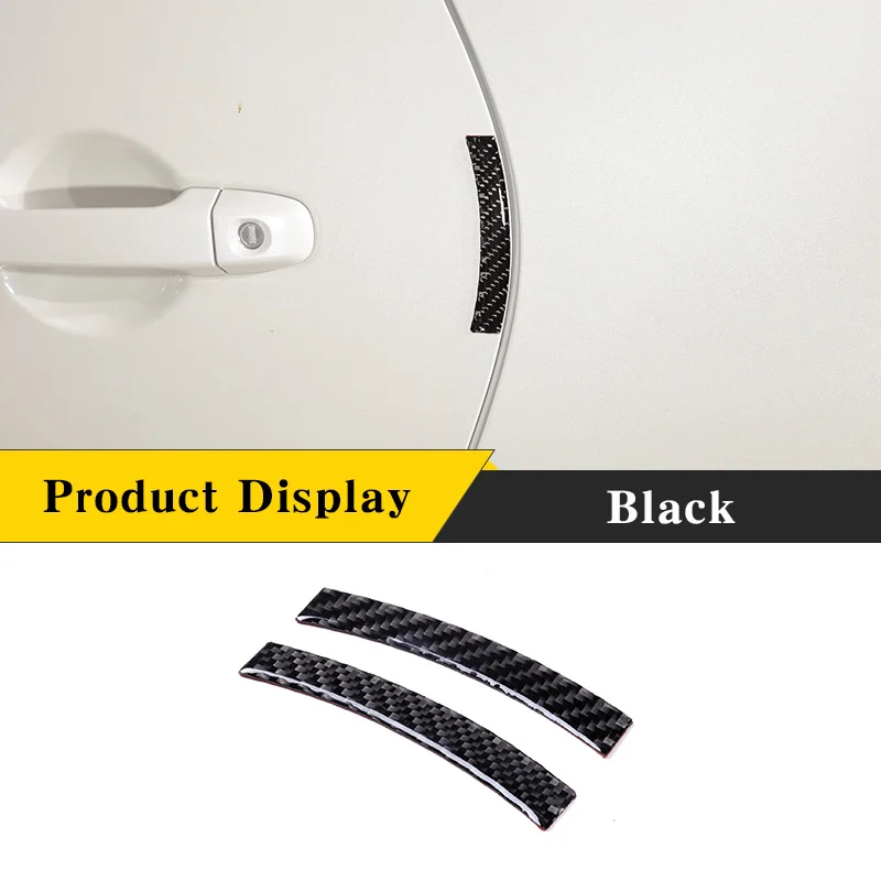 

For Subaru BRZ 2022 Real Carbon Fiber （Soft） Car Outer Door Anti-Collision Sticker Panel Trim Car Exterior Accessories