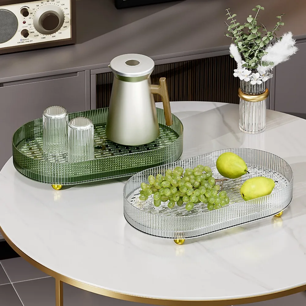 

Desktop Cosmetic Organizer Spoon Holder Jewelry Tray Fruit Cake Plate Dessert Plate Nut Trays Storage Tray Cookware