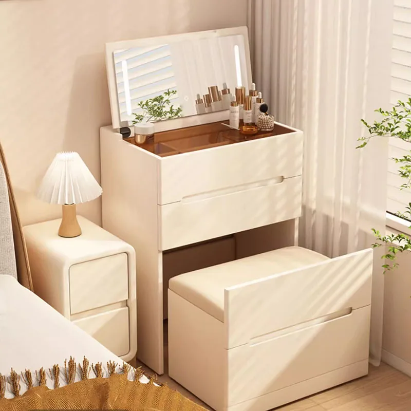 

Storage Stool Dressing Table Luxury Nordic Bedroom Luxury Dressing Table Living Room Meuble De Chambre Interior Decoration