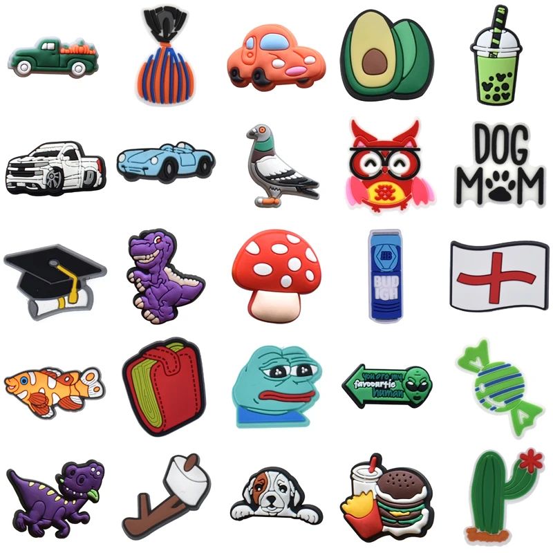 

Decorations for Crocs Gifts Shoes Accessories Shoe Charms Wholesale Bulk Kids Para Pins Packs Women Charm Set Jeans Men Girl Boy