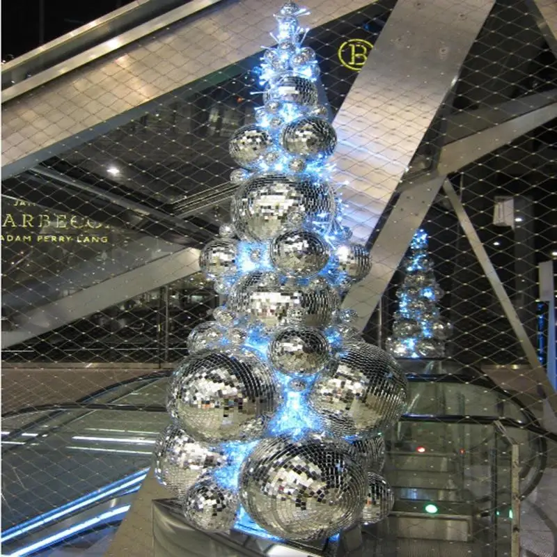 Рождественский Шар Amawill 2024 Вращающийся Мини-диско-шар Светоотражающий