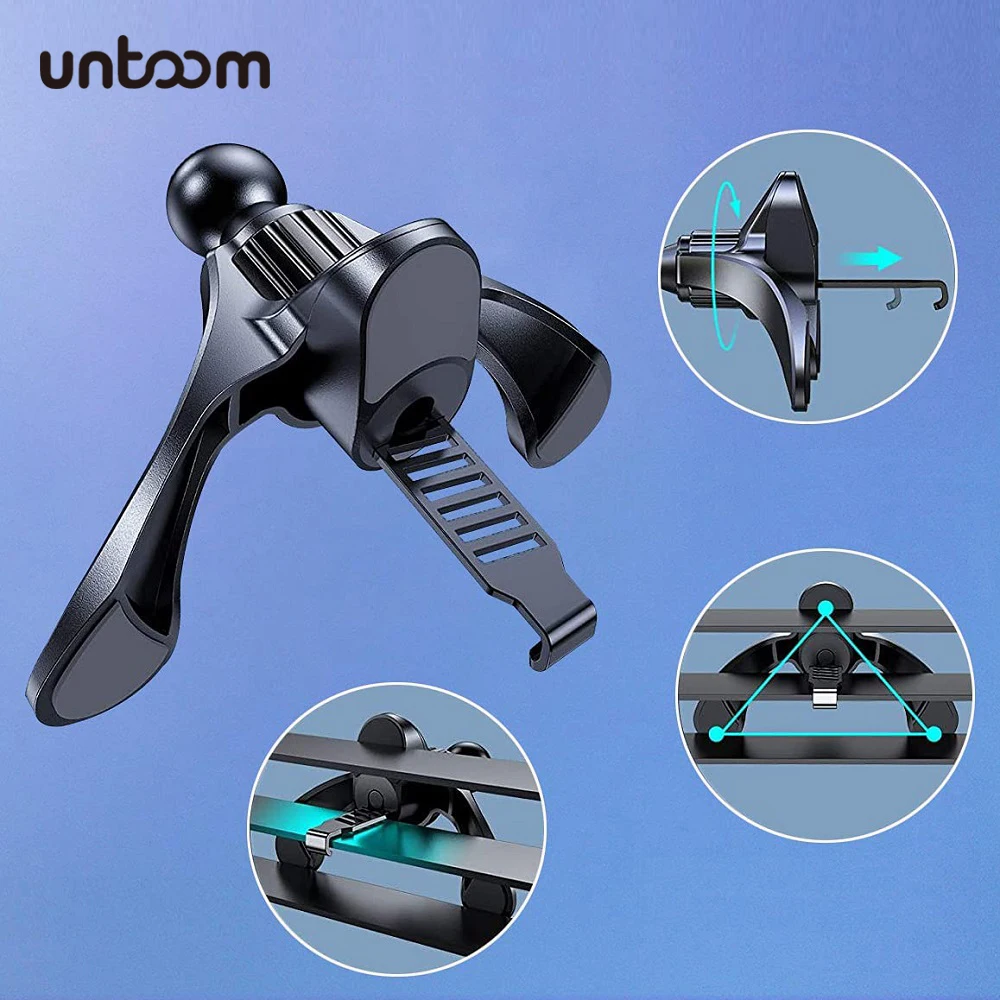 Air Vent Clip 17mm Ball Head For Car Air Outlet Phone Holder Stand Magnetic Car Mobile Phone Gps Bracket Accessories