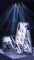 for iphone 13 12 11 pro max mini xr x xs 7 8 se 2020 transparent glass case double side slim cover 360%c2%b0 full protection