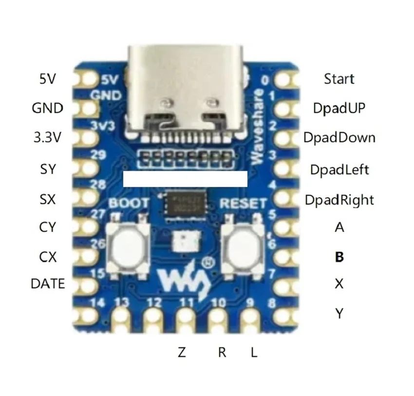 Контроллер Gamecube diy pcb