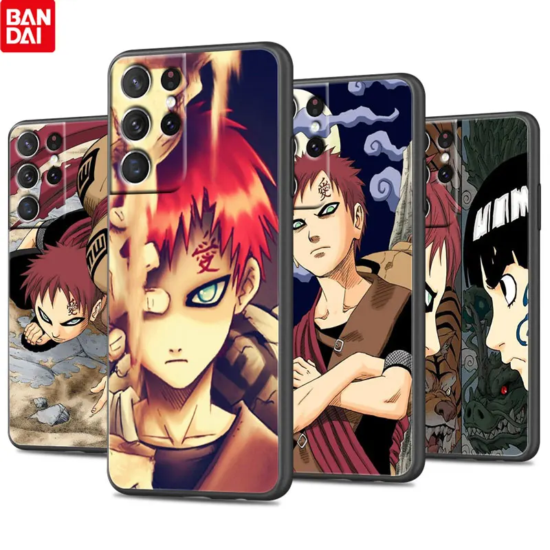 

Gaara Naruto Cartoon For Samsung Galaxy S22 S21 S20 Ultra Plus Pro S10 S9 S8 S7 4G 5G Silicone Soft Black Phone Case Funda Coque