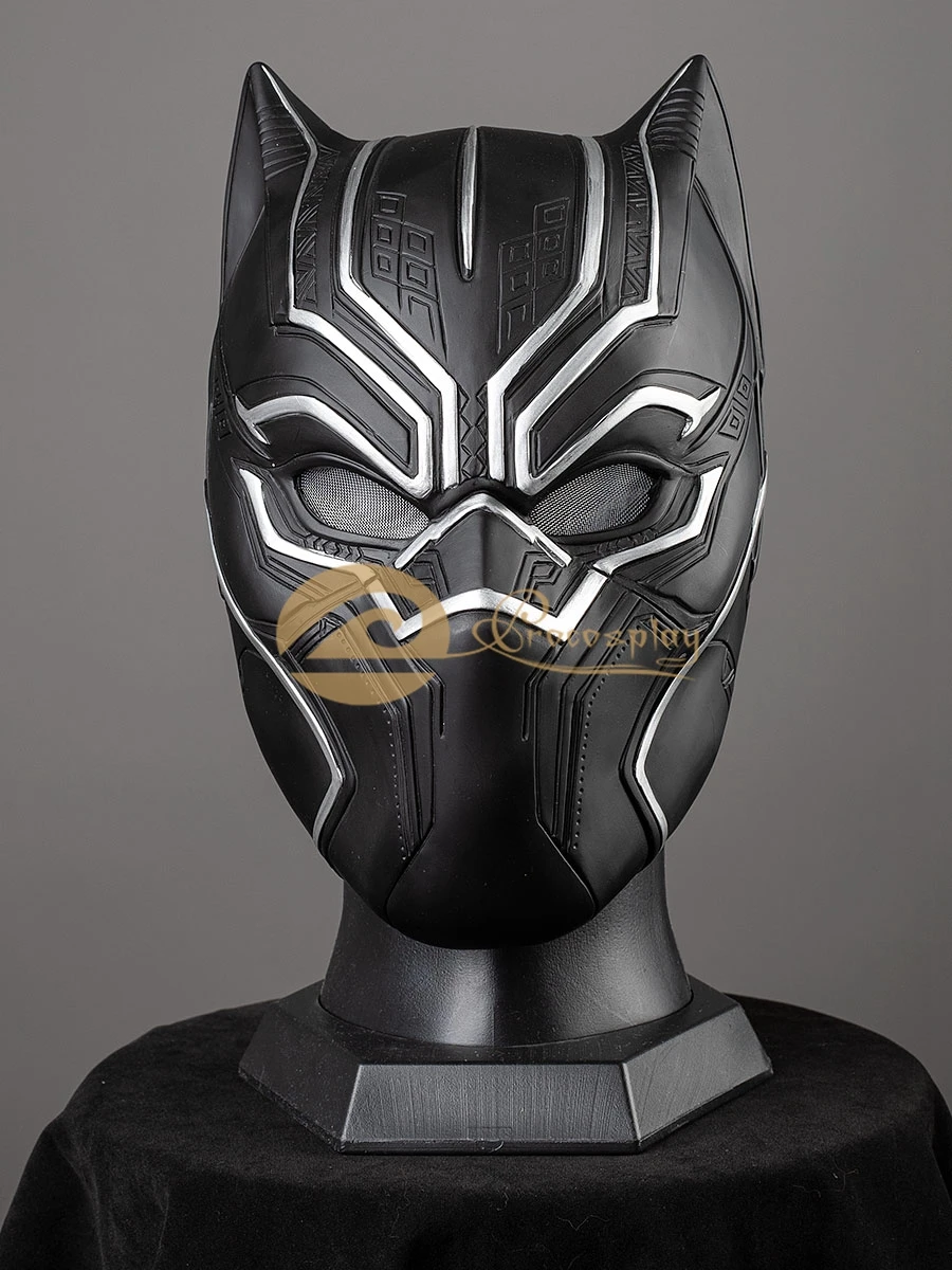 Черный Cos Пантера Косплей Шлем ПВХ Маска Хэллоуин Ролевая Игра Опора Аксессуар mp