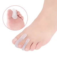 silicone gel hallux valgus straightener toe separator pedicure foot fingers protector bone thumb orthotics bunion corrector