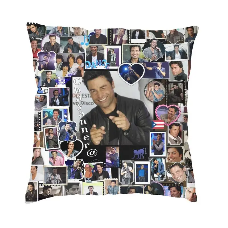

Collage Pillow Case 45x45cm Home Decor Kawaii Latin Pop Singer Cushion Decoration Salon Square Pillowcase