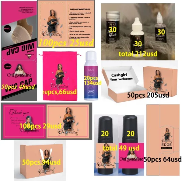 lace tint mouse , custom logo, wax stick ,Wig Glue           lace remover,   lace tint spray  ,custom logo