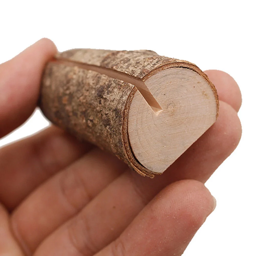 10 шт. деревенские деревянные держатели для пней свадебного стола держатель