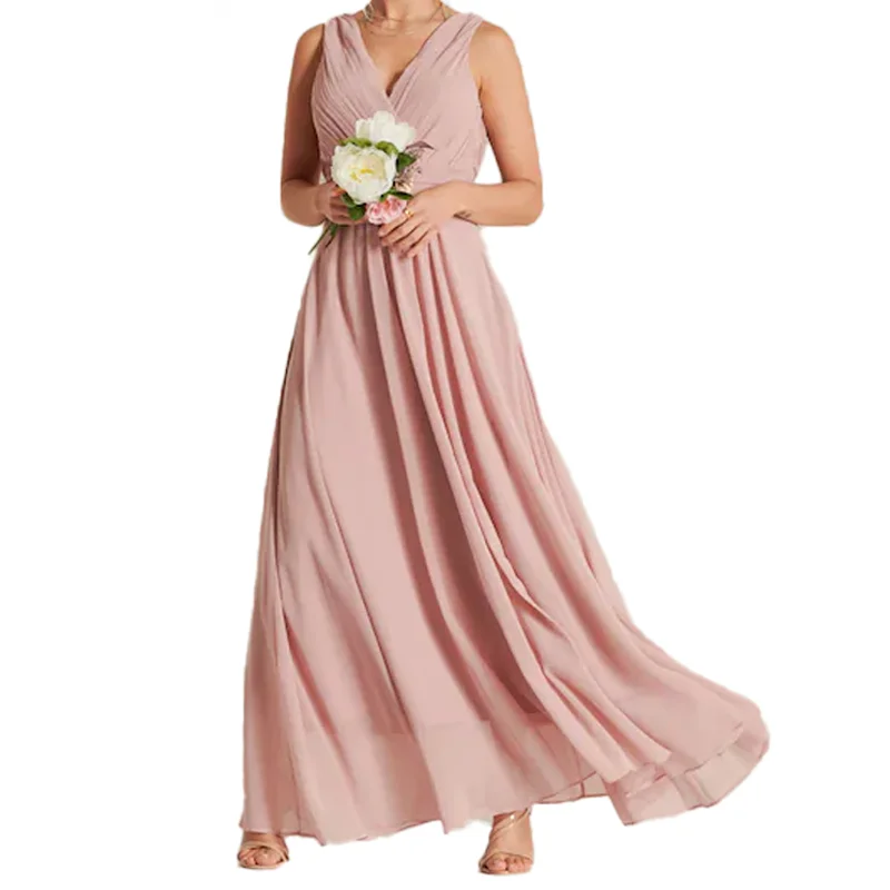 Женское платье NoEnName_Null без рукавов полиэстер