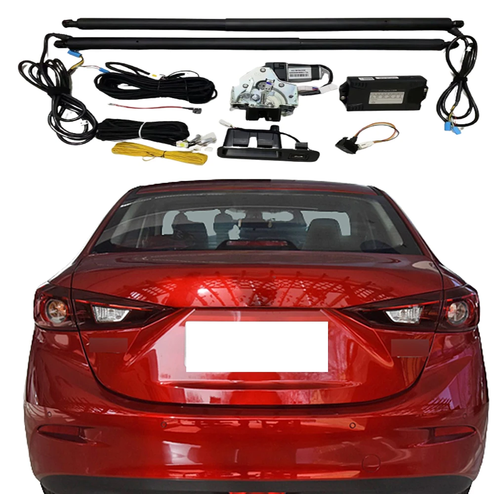 

For Mazda 3 Axela Sedan 2014-2018 Power Tailgate Electric Rear Door Auto Trunk With Remote Control Hands-Free Kick Optional