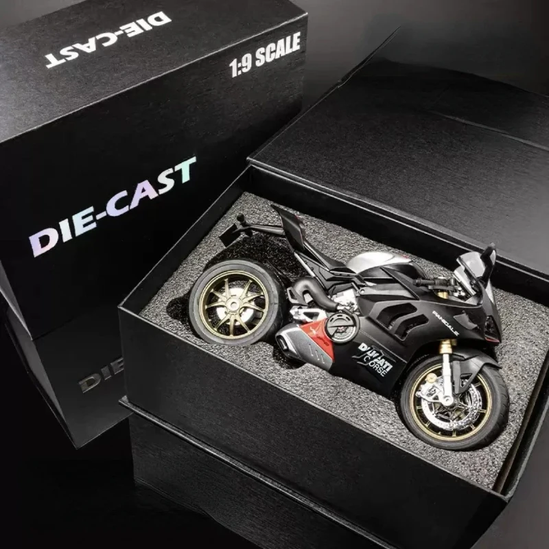 1:9 Ducati V4S Kawasaki H2R H2 BMW S1000RR Большой мотоцикл Модель из сплава Коллекция Серия