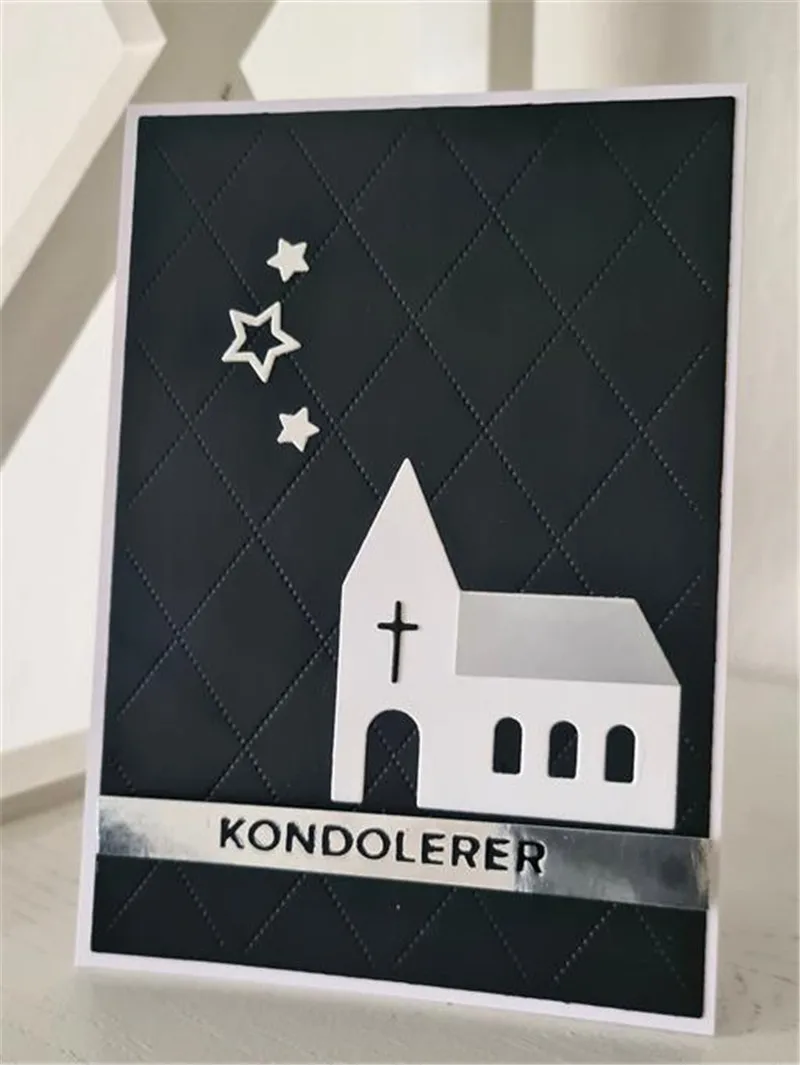 Стеганые фоновые Вырубные штампы для нового 2022 года скрапбукинг изготовление