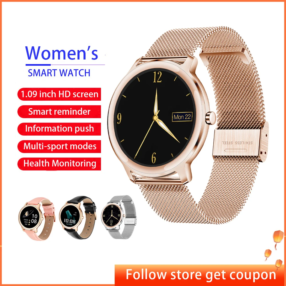 

R18 Smart Watch Women Sports Fitness Tracker Smartwatch 2022 Ladies Wristwatch Blood Pressure Monitor Bracelet Electronic Clock