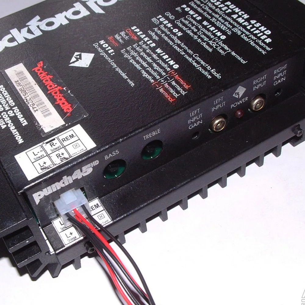 6-контактный усилитель динамика высокий уровень входа и выхода жгут проводов для