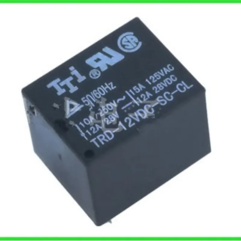 Реле общего назначения, контактный переключатель TRD-12VDC-SC-CL: 15 а/В переменного тока, 12 а/28 В постоянного тока, 12 В