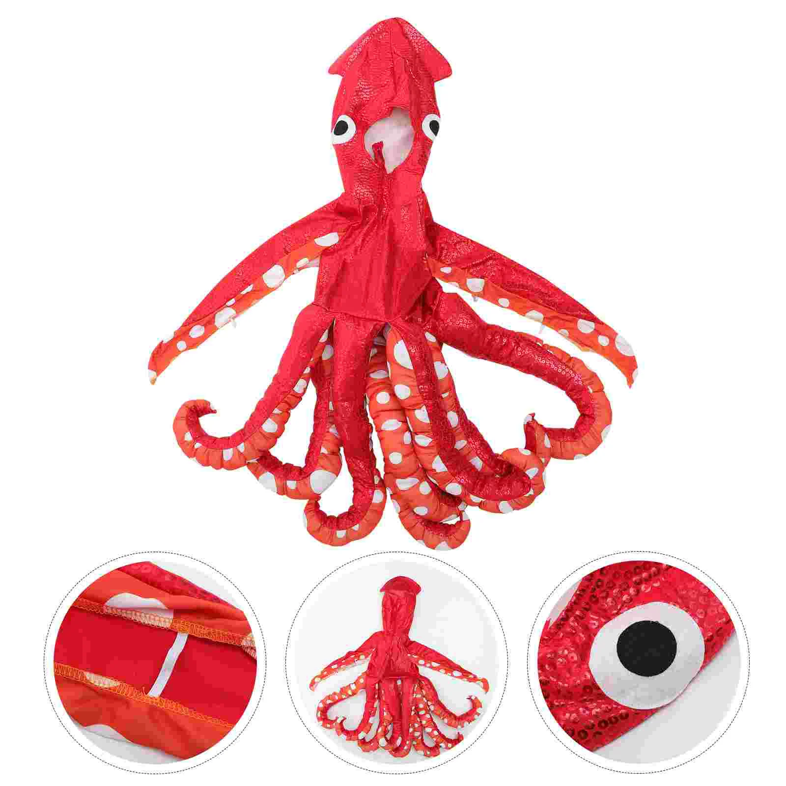 

Squid One-Piece Costume Kids Halloween Performance Costumes Role Play Polyester Party Fancy Dress Child Romper