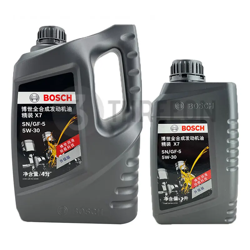 

BOSCH 5W30(T-DGI) Premium X7 Synthetic Engine Oil 1L/4L/5L SN/GF-5 Lubricant For Passenger Car