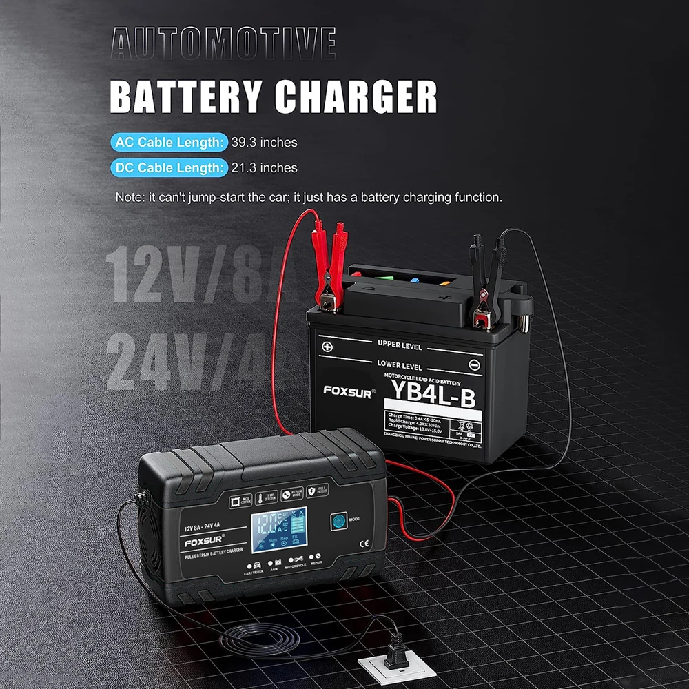 Зарядные устройства для автомобильных аккумуляторов с вилкой европейского