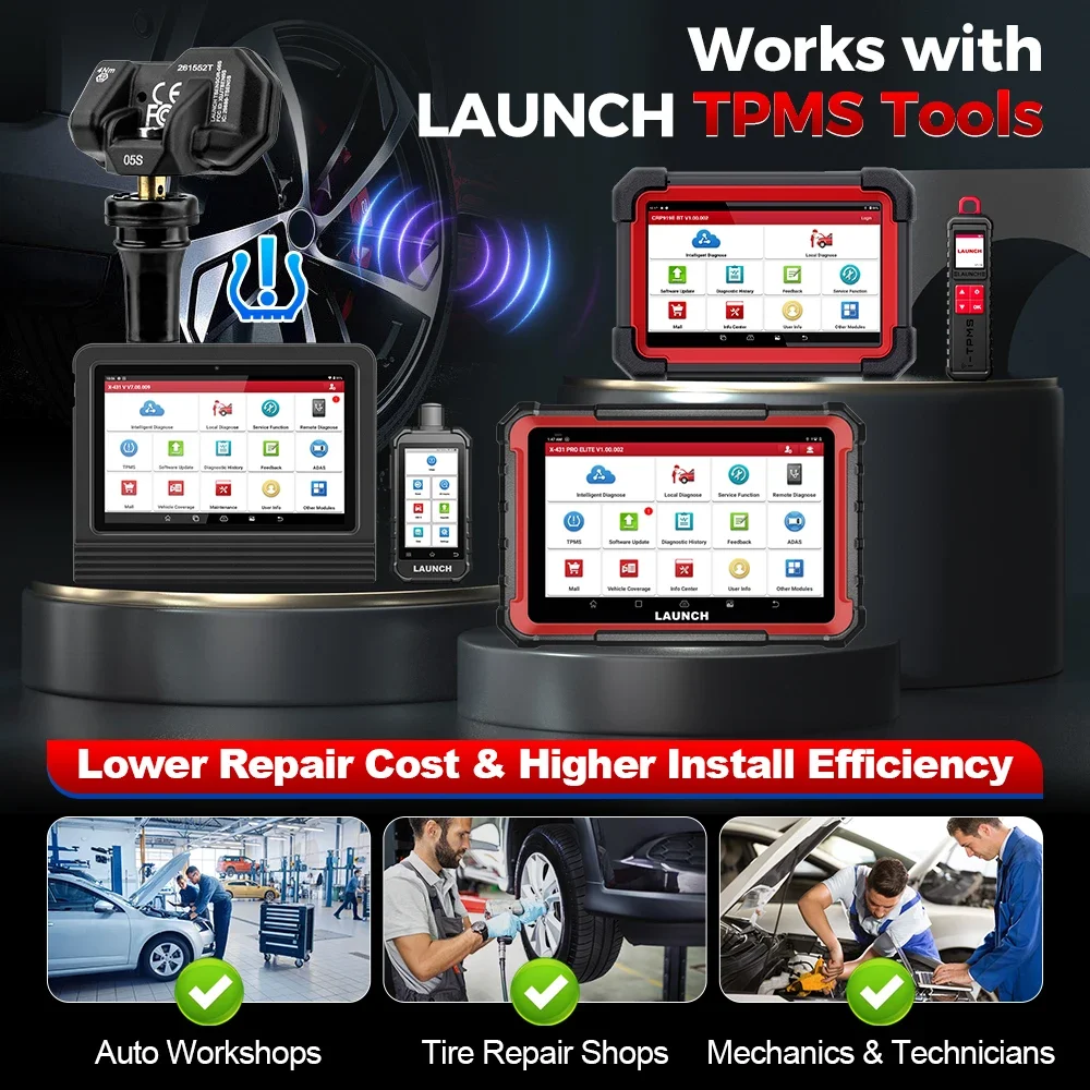 Датчик давления в шинах LAUNCH X431 NEW 2 в 1 TSENSOR-05S TPMS с функцией регулировки угла наклона (art.: 3920dbb23deab) - 3920dbb23deab