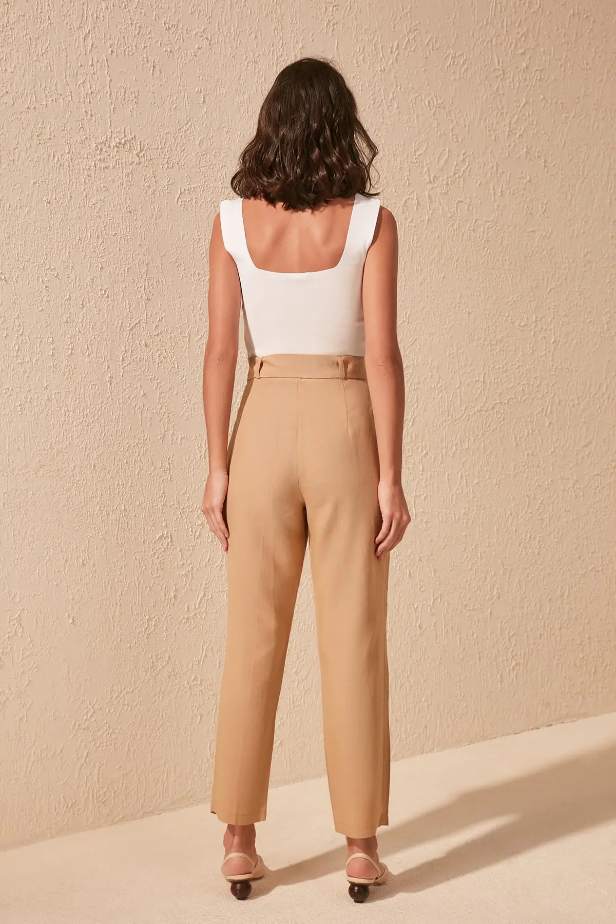 Льняные брюки TWOSS20PL0256 | Женская одежда