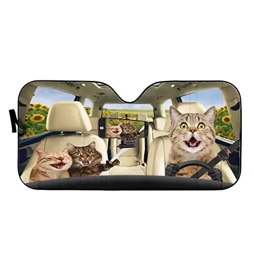 Солнцезащитный козырек на лобовое стекло автомобиля прочный складной от солнца