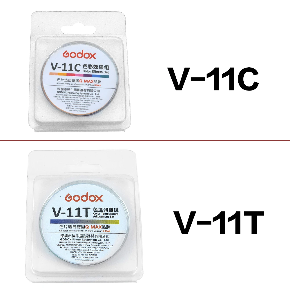 Цветные фильтры Godox Φ V11C V11T для детской или совместимости с вспышкой V1 Speedlite