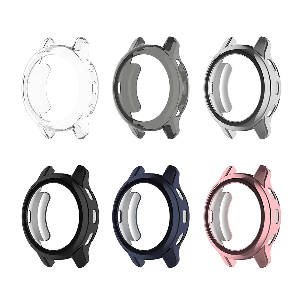 

Smart Watch Case Repalcement Electroplating TPU Protective Cover Anti-fingerprints Case for Garmin Venu 2 Plus