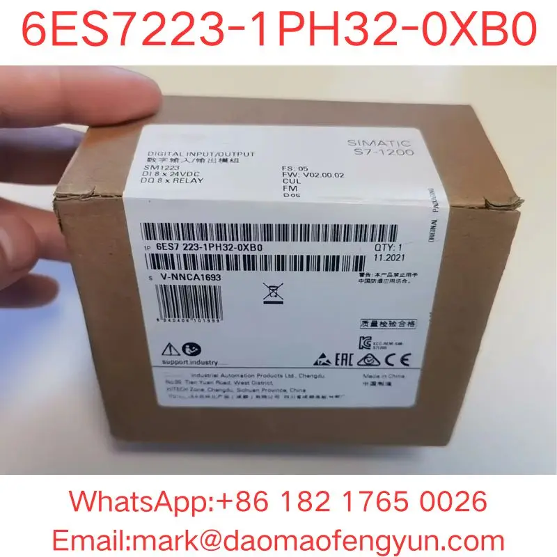 6ES7223-1PH32-0XB0 Совершенно новая планшетория цифровое ввод/вывод SM 1223 8 DI/8 DO DI 24 V DC