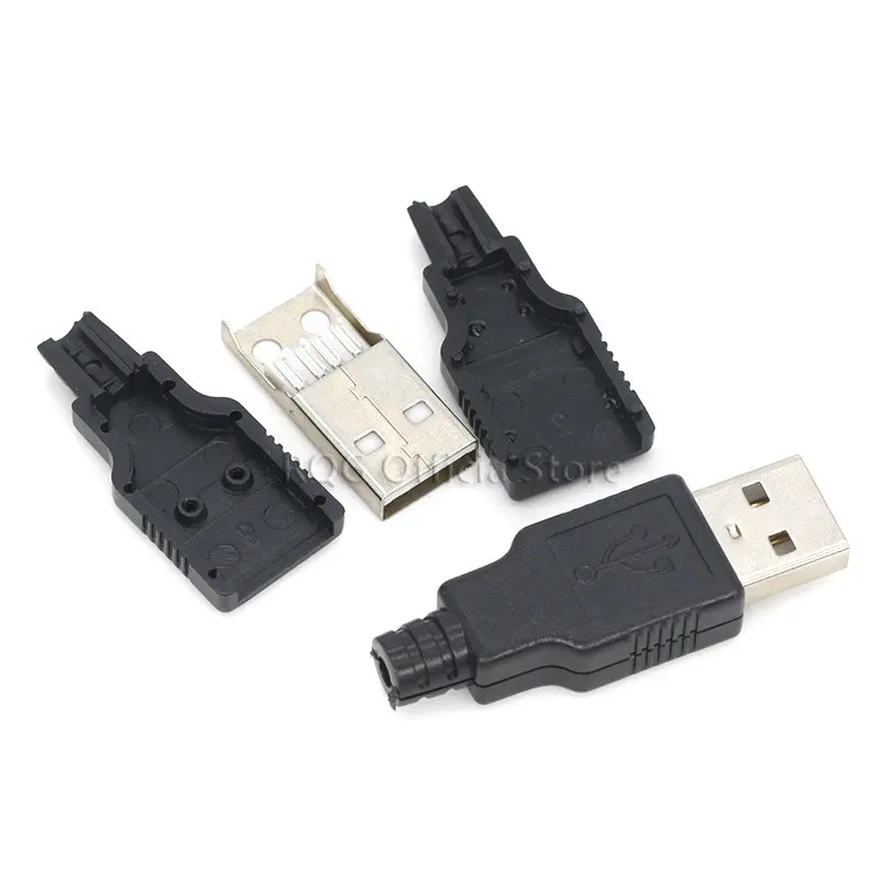 10 шт. 4-контактный разъем USB Type-A папа | Строительство и ремонт