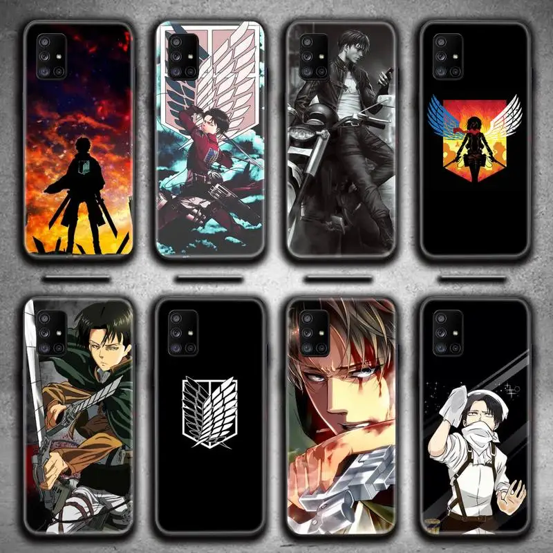 

Anime Attack On Titan Levi Ackerman Phone Case For Samsung Galaxy A52 A21S A02S A12 A31 A81 A10 A30 A32 A50 A80 A71 A51 5G