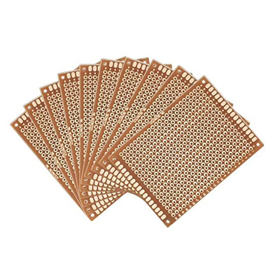 20PCS/Lot Universal PCB Board 50x70 mm 2.54mm Hole Pitch Prototype Paper Printed Circuit Panel 5x7 cm Single Sided Board