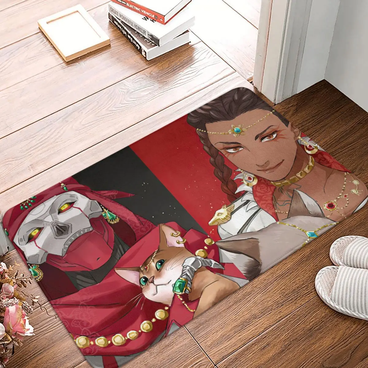 

Apex Legends Crypto Shooting Game Bathroom Mat Rich Doormat Living Room Carpet Entrance Door Rug Home Decor