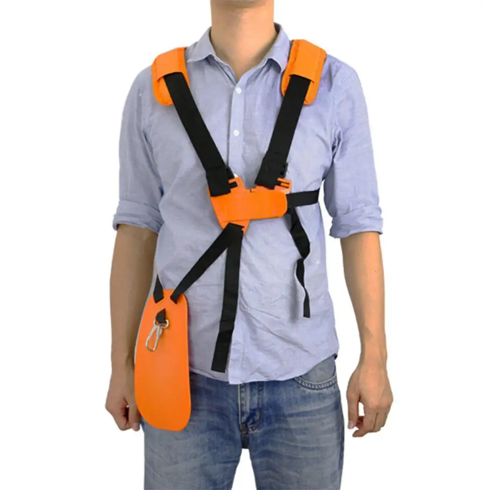 

Adjustable Strimmer Double Shoulder Harness Strap Mower Trimmer Padded Belt