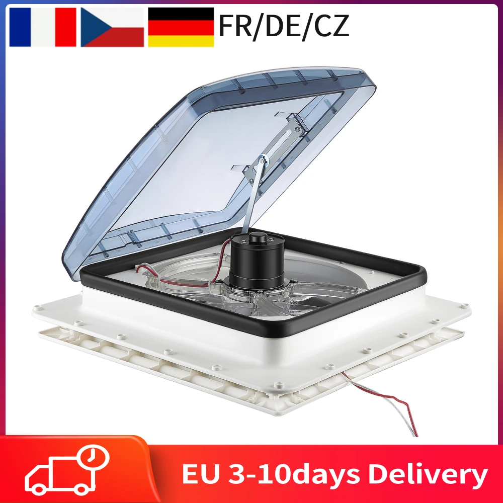 3-скоростной ручной вентилятор на крышу RV, 12 В, вентиляционный вентилятор на крышу RV, вентиляционные отверстия для фургона, фургона, домов на колесах, вентиляционные отверстия на крыше, для размера открытия 40*40 см 3-скоростной ручной вентилятор на крышу RV, 12 В, вентиляционный вентилятор на крышу RV, вентиляционные отверстия для фургона, фургона, домов на колесах, вентиляционные отверстия на крыше, для размера открытия 40*40 см