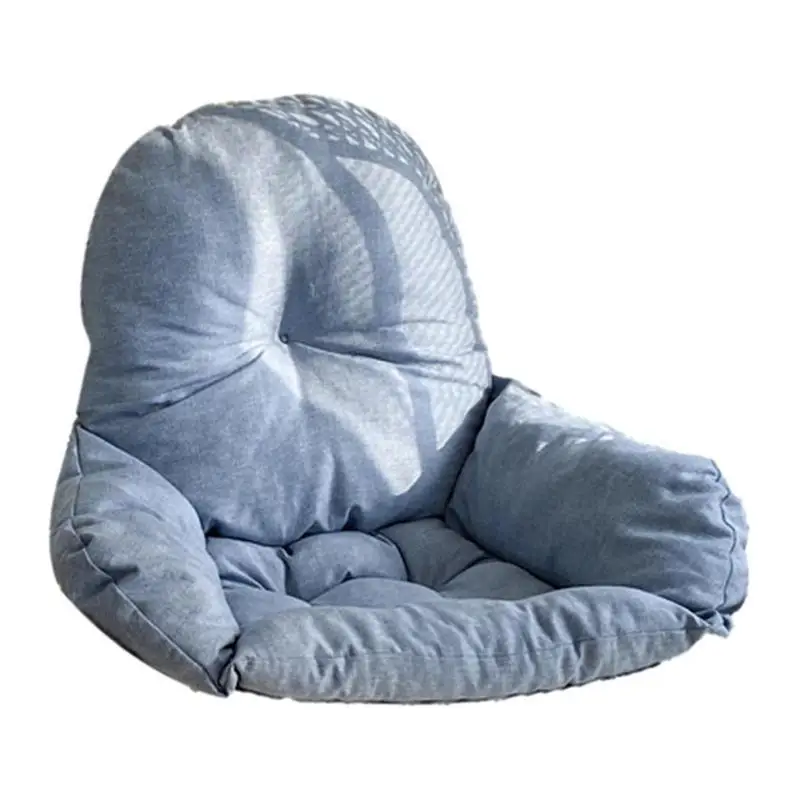 

Patio Chair Cushion 105x105cm Wicker Basket Seat Pad Back Support Cushion Washable Thick Cushion Pad Replacement For Bedroom