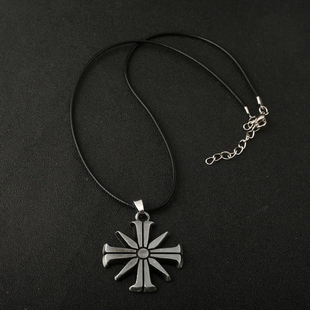 

PS4 Game Far Cry 5 Necklaces Ares 4 Eden's Gate Choker FARCRY 5 Cult Sunflower Logo Keyring For Men Game Fans Gift