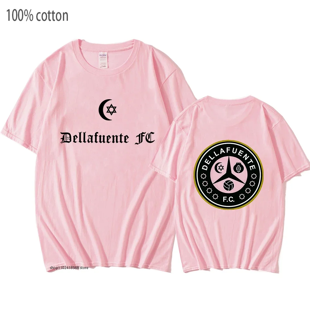 Футболки Dellafuente мужские футболки с принтом в стиле хип-хоп гранж корейская