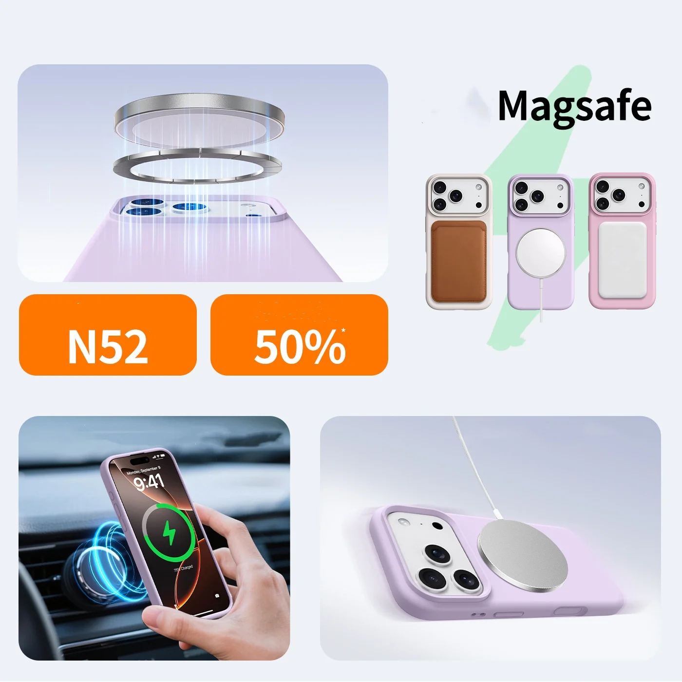 Чехол из жидкого силикона для iPhone с MagSafe для моделей 17 Pro, 16, 13, 14, 15 Pro Max, 12, 15 ProMax, магнитный, для беспроводной зарядки, мягкий чехол (art.: 3920dbb209641) - 3920dbb209641