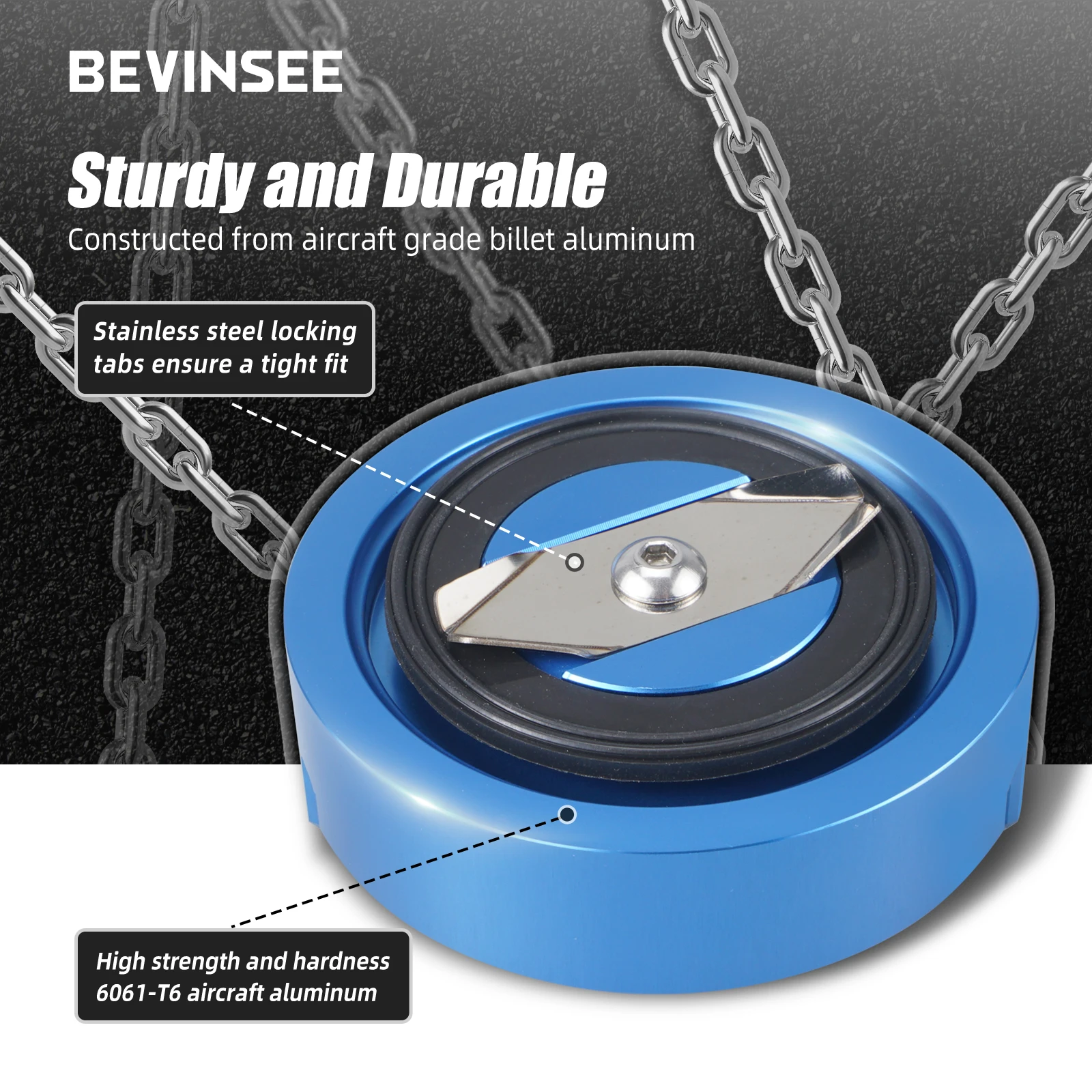 Крышка заливной горловины моторного масла BEVINSEE для BMW E90 E91 E92 E36 E39 E46 E60 E87 F20 X1 X3 X5 Z3 Z4