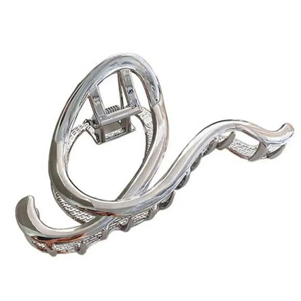 

Claw Clip High Polished Wear Resistant Hair Accessories Hollow Out Women Head Back Hair Clamp Hair Clip for Dating