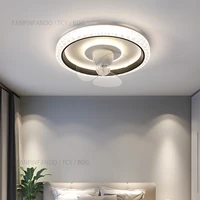 tcy ceiling fan chandelier for living dining room bedroom ring goldblackgrey childrens chandelier with fan indoor lighting
