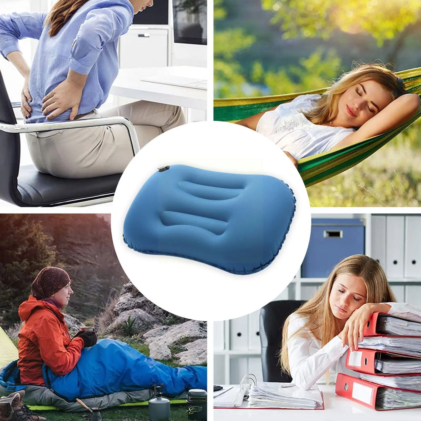 

Различные Автоматические насадки для кемпинга и отдыха на природе, квадратные подушки, дорожные подушки, туристические надувные подушки X6t1
