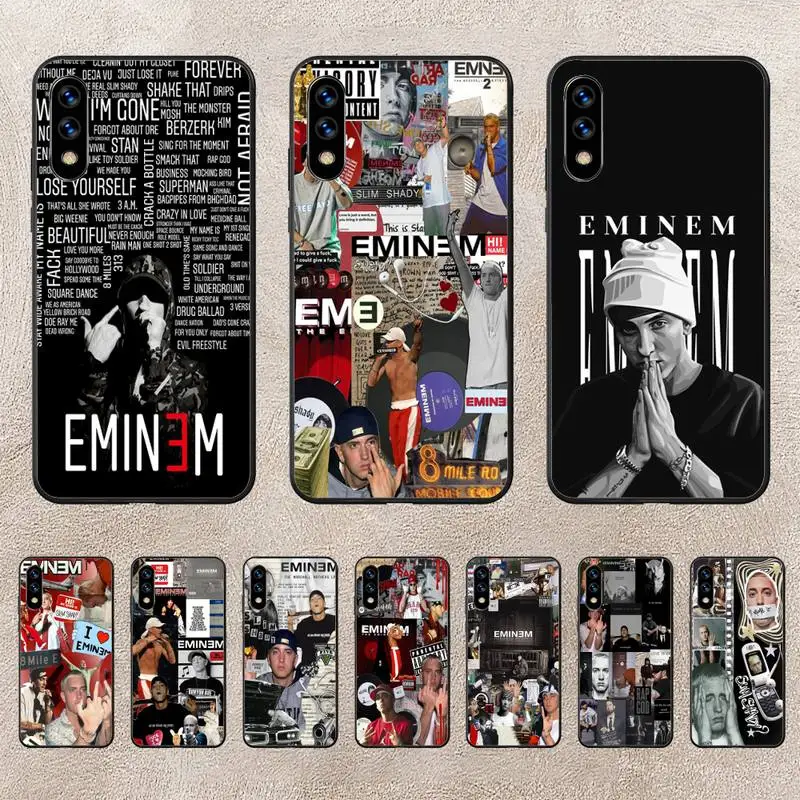 

Hop Rapper Eminem Phone Case For Huawei P10 P20 P30 P50 Lite Pro P Smart Plus Cove Fundas